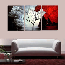 Load image into Gallery viewer, 3 PCS Tree Modern Abstract Landscape Canvas Painting Print Picture Home Art No Frame - SallyHomey Life's Beautiful