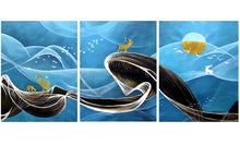 Load image into Gallery viewer, 100% Hand Painted Modern Blue Sky Art Oil Painting On Canvas Wall Art Frameless Picture Decoration For Live Room Home Decor Gift