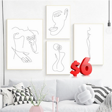 Load image into Gallery viewer, 🔥 Abstract - Minimalist Nude Woman Body From Back Art Painting Home Decoration - SallyHomey Life&#39;s Beautiful