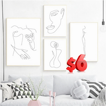 Load image into Gallery viewer, π₯ Abstract - Minimalist Nude Woman Body From Back Art Painting Home Decoration - SallyHomey Life's Beautiful