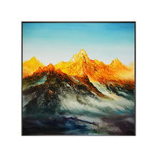 Load image into Gallery viewer, 100% Hand Painted Golden peaks Art Oil Painting On Canvas Wall Art Frameless Picture Decoration For Live Room Home Decor Gift
