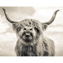 Load image into Gallery viewer, 5D DIY Diamond Painting Highland Cow Full Round Drill Rhinestone Diamond Embroidery Animal Mosaic Cross Stitch Kits Decor Home - SallyHomey Life's Beautiful