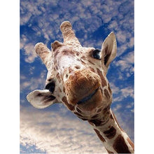 Load image into Gallery viewer, 5D Diamond Painting Cross Stitch DIY Giraffe Full Round Drill Daimond Embroidery Rhinestone Kits Mosaic Animal Wall Art - SallyHomey Life's Beautiful