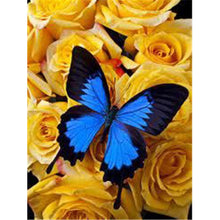 Load image into Gallery viewer, DIY 5D Diamond Painting Flower Butterfly Diamond Embroidery Animal Cross Stitch Full Round Drill Rhinestone Decor Home Art Wall