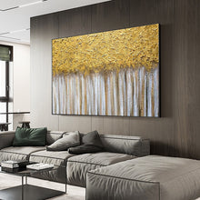 Load image into Gallery viewer, 100% Hand Painted Abstract GoldenTree Oil Painting On Canvas Wall Art Frameless Picture Decoration For Live Room Home Decor Gift
