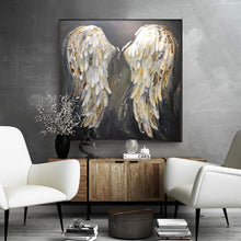 Load image into Gallery viewer, 100% Hand Painted Abstract Wings Art Oil Painting On Canvas Wall Art Frameless Picture Decoration For Live Room Home Decor Gift