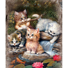 Load image into Gallery viewer, Diy 5D Diamond Painting Dog Diamond Embroidery Animal Cross Stitch Full Round Drill Mosaic Rhinestone Home Decor Handmade Gift