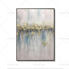 Load image into Gallery viewer, π₯ π₯ 100% Hand Painted Multi-Color Brush Blue Abstract Painting  Modern Art Picture Living Room Modern Cuadros Canvas Art High Quality