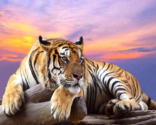 Load image into Gallery viewer, 5D Diamond Painting Tiger Cross Stitch DIY Diamond Embroidery Mosaic Animal Patterns Rhinestone Kits Full Round Drill Home Decor - SallyHomey Life's Beautiful