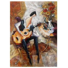Load image into Gallery viewer, 100% Hand Painted Abstract Dancer Art Oil Painting On Canvas Wall Art Frameless Picture Decoration For Live Room Home Decor Gift