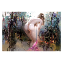 Load image into Gallery viewer, 100% Hand Painted Abstract Women Art Oil Painting On Canvas Wall Art Frameless Picture Decoration For Live Room Home Decor Gift