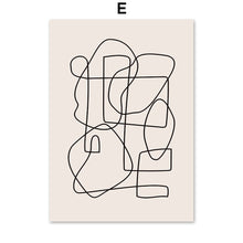 Load image into Gallery viewer, Abstract Geometric Graphic Scandinavia Canvas Painting Wall Art Picture Poster Print Gallery Living Room Home Decoration Unframe - SallyHomey Life's Beautiful