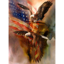 Load image into Gallery viewer, Diamond Embroidery Animals 5D Diamond Painting Full Round Drill Eagle Mosaic Bird Picture of Rhinestone Cross Stitch Home Decor