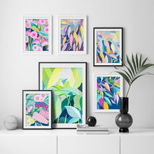 Load image into Gallery viewer, Flower Leaves Abstract Painting Wall Art Canvas Painting Nordic Posters And Prints Plants Wall Pictures For Living Room Decor - SallyHomey Life's Beautiful