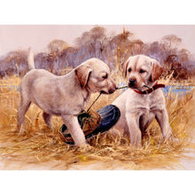 Load image into Gallery viewer, DIY 5D Diamond Painting Dog Animal Diamond Embroidery Cross Stitch Kit Dachshund Mosaic Full Round Drill Rhinestone Home Decor - SallyHomey Life's Beautiful