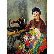 Load image into Gallery viewer, DIY 5D Diamond Painting Woman Cartoon Diamond Embroidery Cross Stitch Full Round Drill Mosaic Rhinestone Wall Art Home Decor