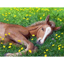 Load image into Gallery viewer, DIY 5D Diamond Painting Horse In Running Diamond Embroidery  Cross Stitch Kits Animal Mosaic Rhinestones Wall Sticker Home Decor - SallyHomey Life's Beautiful