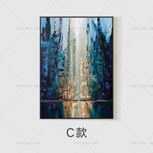 Load image into Gallery viewer, 100% Hand Painted  Fall View Brown Abstract Painting  Modern Art Picture For Living Room Modern Cuadros Canvas Art High Quality