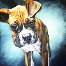 Load image into Gallery viewer, DIY 5D Diamond Painting Dog Labrador Animal Diamond Embroidery Cross Stitch Kit Full Round Mosaic Pictures Rhinestone Home Decor