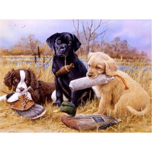Load image into Gallery viewer, DIY 5D Diamond Painting Dog Cross Stitch Diamond Embroidery Sale Full Round Drill Animal Mosaic Rhinestones Art Wall Hobby Decor - SallyHomey Life's Beautiful