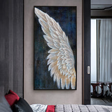 Load image into Gallery viewer, 100% Hand Painted Abstract Angel Wings Oil Painting On Canvas Wall Art Frameless Picture Decoration For Live Room Home Deco Gift