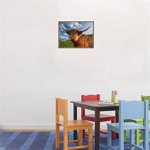 Load image into Gallery viewer, 5D DIY Diamond Painting Highland Cow Full Round Drill Rhinestone Diamond Embroidery Animal Mosaic Cross Stitch Kits Decor Home - SallyHomey Life's Beautiful