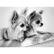 Load image into Gallery viewer, DIY 5D Diamond Painting Dog Cute Pet Chihuahua Cross Stitch Diamond Embroidery Full Round Rhinestone Kits Animal Mosaic Decor - SallyHomey Life's Beautiful