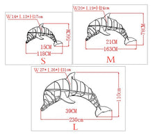 Load image into Gallery viewer,  Nordic Creative Solid Wood Wall-mounted Rack Dolphin Shape Storage Shelf Background Wall Decoration Shelves Bookshelf