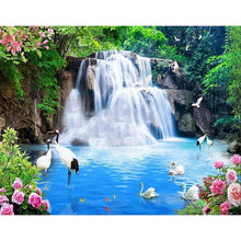 Load image into Gallery viewer, DIY 5D Diamond Painting Crane Animal Mosaic Cross Stitch Full Round Drill Diamond Embroidery Rhinestones Picture Decor Home