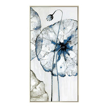 Load image into Gallery viewer, 100% Hand Painted Abstract Lotus leaf Oil Painting On Canvas Wall Art Frameless Picture Decoration For Live Room Home Decor Gift