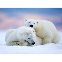 Load image into Gallery viewer, DIY 5D Diamond Painting Polar Bear Full Round Drill Diamond Embroidery Cross Stitch Mosaic Animal Picture Rhinestone Home Decor - SallyHomey Life's Beautiful