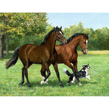 Load image into Gallery viewer, 5D Diamond Painting Farm Animal Truck Dog Cat Cow Diamond Embroidery Cross Stitch Mosaic DIY Full Round Rhinestone Home Decor - SallyHomey Life's Beautiful
