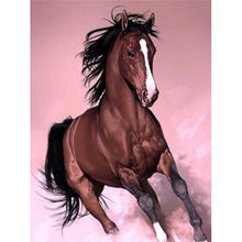 Load image into Gallery viewer, 5D Diamond Painting Horse Animal Mosaic Diamond Embroidery Full Round Drill Cross Stitch DIY Rhinestones Home Decor - SallyHomey Life's Beautiful