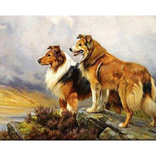 Load image into Gallery viewer, DIY 5D Diamond Painting Dog Cross Stitch Diamond Embroidery Sale Full Round Drill Animal Mosaic Rhinestones Art Wall Hobby Decor - SallyHomey Life's Beautiful