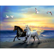 Load image into Gallery viewer, DIY 5D Diamond Painting Horse In Running Diamond Embroidery  Cross Stitch Kits Animal Mosaic Rhinestones Wall Sticker Home Decor - SallyHomey Life's Beautiful