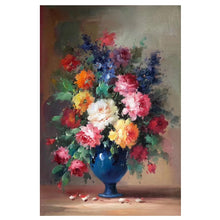 Load image into Gallery viewer, 100% Hand Painted Abstract Flowers Art Oil Painting On Canvas Wall Art Wall Adornment Picture Painting For Live Room Home Decor