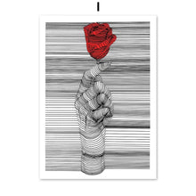 Load image into Gallery viewer, Kiss -Wall Art Canvas Painting Nordic Posters And Prints Wall Pictures For Living Room Decor - SallyHomey Life's Beautiful