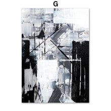 Load image into Gallery viewer, Black White Fashion Modern Girl Abstract Wall Art Canvas Painting Nordic Posters And Prints Wall Pictures For Living Room Decor - SallyHomey Life's Beautiful