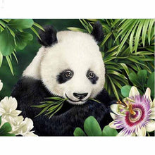 Load image into Gallery viewer, 5D Diamond Painting Panda Green Bamboo Animal Round Full Drill Cartoon Children DIY Mosaic Embroidery Cross Stitch Rhinestone