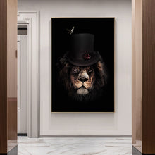 Load image into Gallery viewer, Modern Animal Canvas Art Wall Painting Print on Canvas Classy Tiger And lion Scandinavia Picture for Living Room Home Decoration - SallyHomey Life's Beautiful