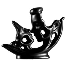 Load image into Gallery viewer, Modern Ceramic White Black Kissing Couple Ornaments Hotel Living room Table Lover Figurines Crafts Home Furnishing Decoration