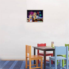 Load image into Gallery viewer, DIY 5D Diamond Painting Bridge&Firework Diamond Embroidery Landscape Cross Stitch Full Round Drill Rhinestone Mosaic Wall Art