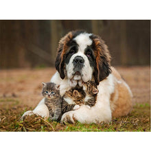 Load image into Gallery viewer, DIY 5D Diamond Painting Farm Animal Cat Diamond Embroidery Mosaic Rhinestone Full Round Drill Cross Stitch Kits Decor Home