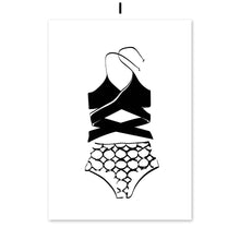 Load image into Gallery viewer, Fashion Sexy Girl High Heels Black White Wall Art Canvas Painting Nordic Posters And Prints Wall Pictures For Living Room Decor - SallyHomey Life's Beautiful