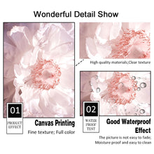 Load image into Gallery viewer, Pink Dahlia Blooming Rose Peony Nature Plant Nordic Posters And Prints Wall Art Canvas Painting Pictures For Home Design Bedroom - SallyHomey Life's Beautiful
