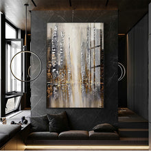 Load image into Gallery viewer, 100% Hand Painted  Fall View Brown Abstract Painting  Modern Art Picture For Living Room Modern Cuadros Canvas Art High Quality
