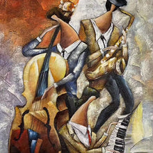 Load image into Gallery viewer, 100% Hand Painted Abstract Dancer Art Oil Painting On Canvas Wall Art Frameless Picture Decoration For Live Room Home Decor Gift