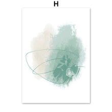 Load image into Gallery viewer, Cactus Lotus Leaf Tree ABstract Painting Wall Art Canvas Painting Nordic Posters And Prints Wall Pictures For Living Room Decor - SallyHomey Life's Beautiful