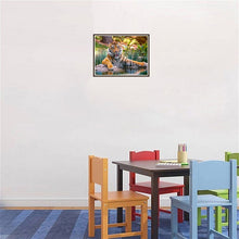 Load image into Gallery viewer, 5D Diamond Painting Tiger Cross Stitch DIY Diamond Embroidery Mosaic Animal Patterns Rhinestone Kits Full Round Drill Home Decor - SallyHomey Life's Beautiful