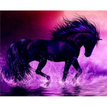 Load image into Gallery viewer, DIY 5D Diamond Painting Horse In Running Diamond Embroidery  Cross Stitch Kits Animal Mosaic Rhinestones Wall Sticker Home Decor - SallyHomey Life's Beautiful